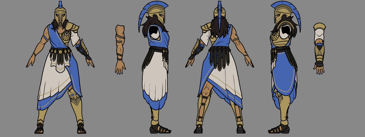 matthew_cwispy's tweet photo. Wanted to give the Amazonian from my collection of characters the Alternate Skin treatment I gave most of my other uploads. Here is the Vulcana - Warrior of Athena/Ares skin set. #characterdesign #oc #gamedev #characterconcept https://t.co/EmvxNdQj4v https://t.co/TBTalXTdQh