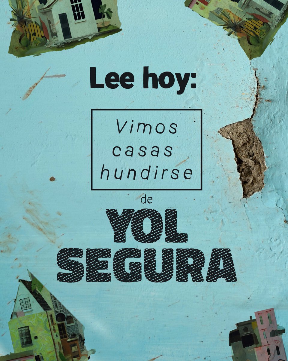 BecasBenito's tweet photo. Todo parecía normal… hasta que comenzaron a hundirse las casas.
Misterio, tensión y esa sensación de que algo no está bien desde el principio.
#LeeHoy📚 | “Vimos casas hundirse”, de la escritora queretana Yol Segura. https://t.co/4goEaqBI43
