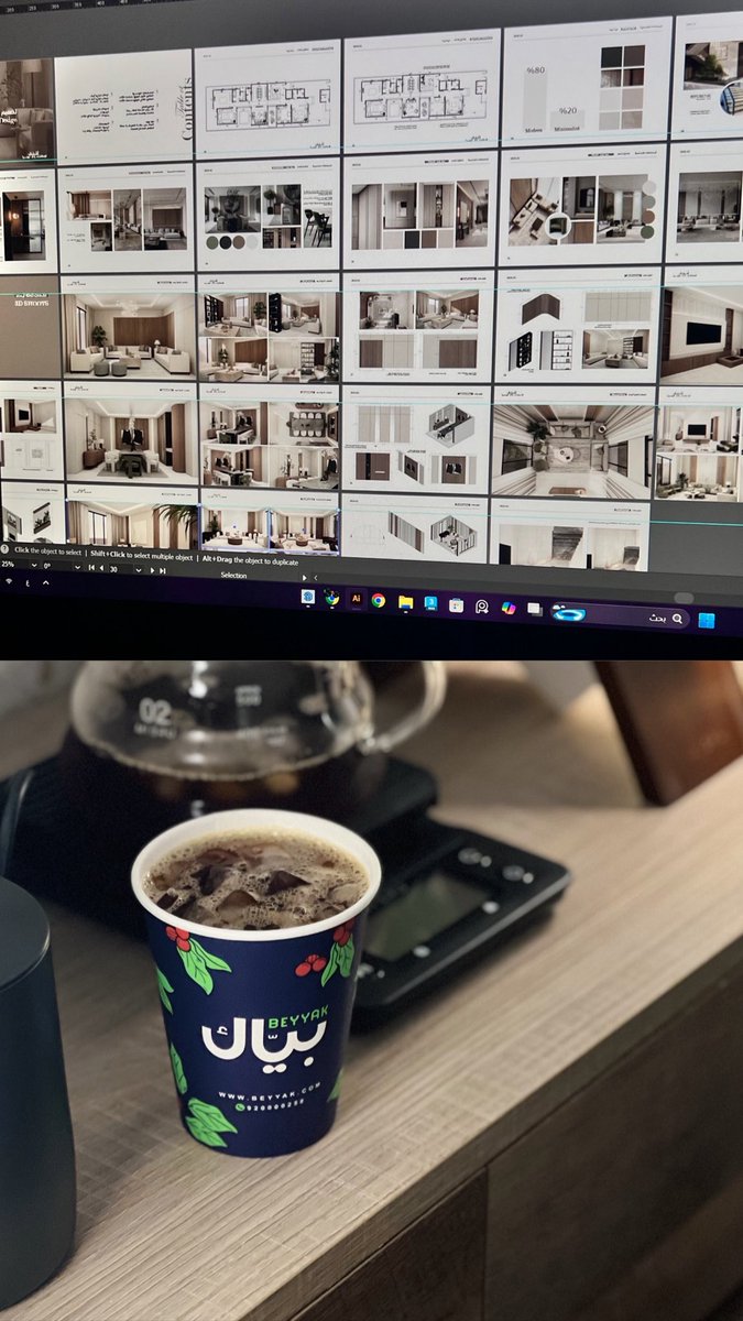 bashaermoh1's tweet photo. خلف الكواليس &amp; النتيجة 🤩🤍.

#تصميم_داخلي #ديكور #تصميم_فلة https://t.co/Oty4U3B5Gz