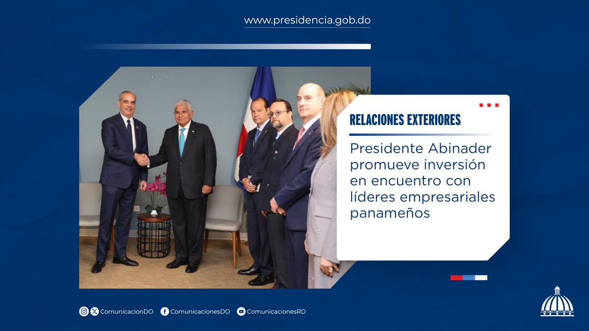El Pdte. @LuisAbinader sostuvo un encuentro con líderes empresariales ...