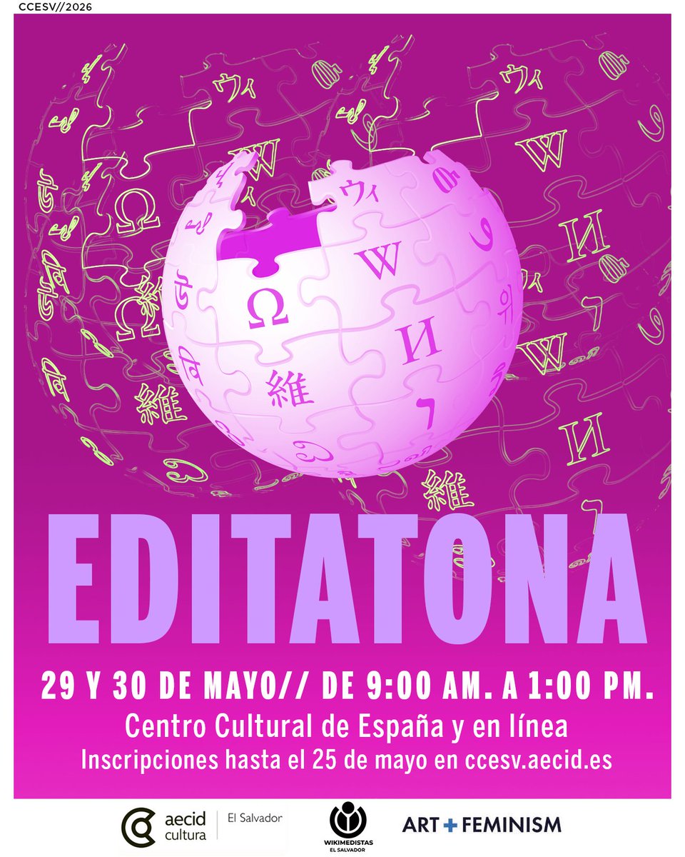 Centro Cultural de España en El Salvador (CCESV) tweet media