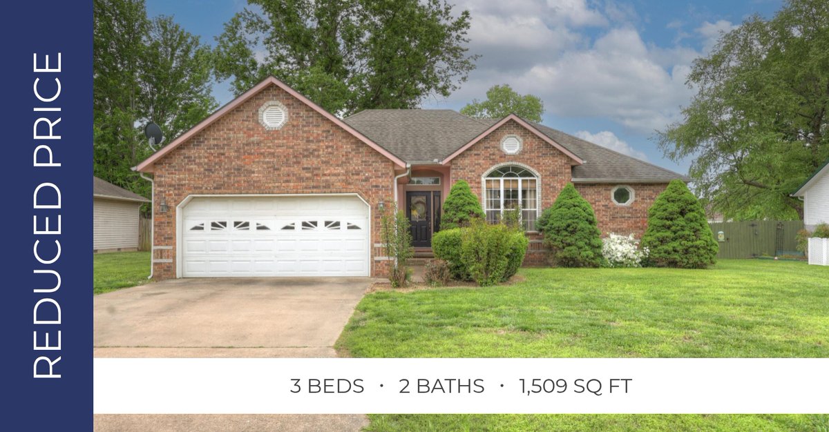 ForrestRealtor's tweet photo. 🚨 Price Improvement 🚨 $244,900
Don't miss your chance to own 104 Briar Meadow in Carl Junction. Reach out to us here 💬 or give us a call at (417) 597-3530 📱 for more information!
#listwithlegacy #morealtors #joplinreal... https://t.co/2bHbydwKbn https://t.co/4ZfTiKktef