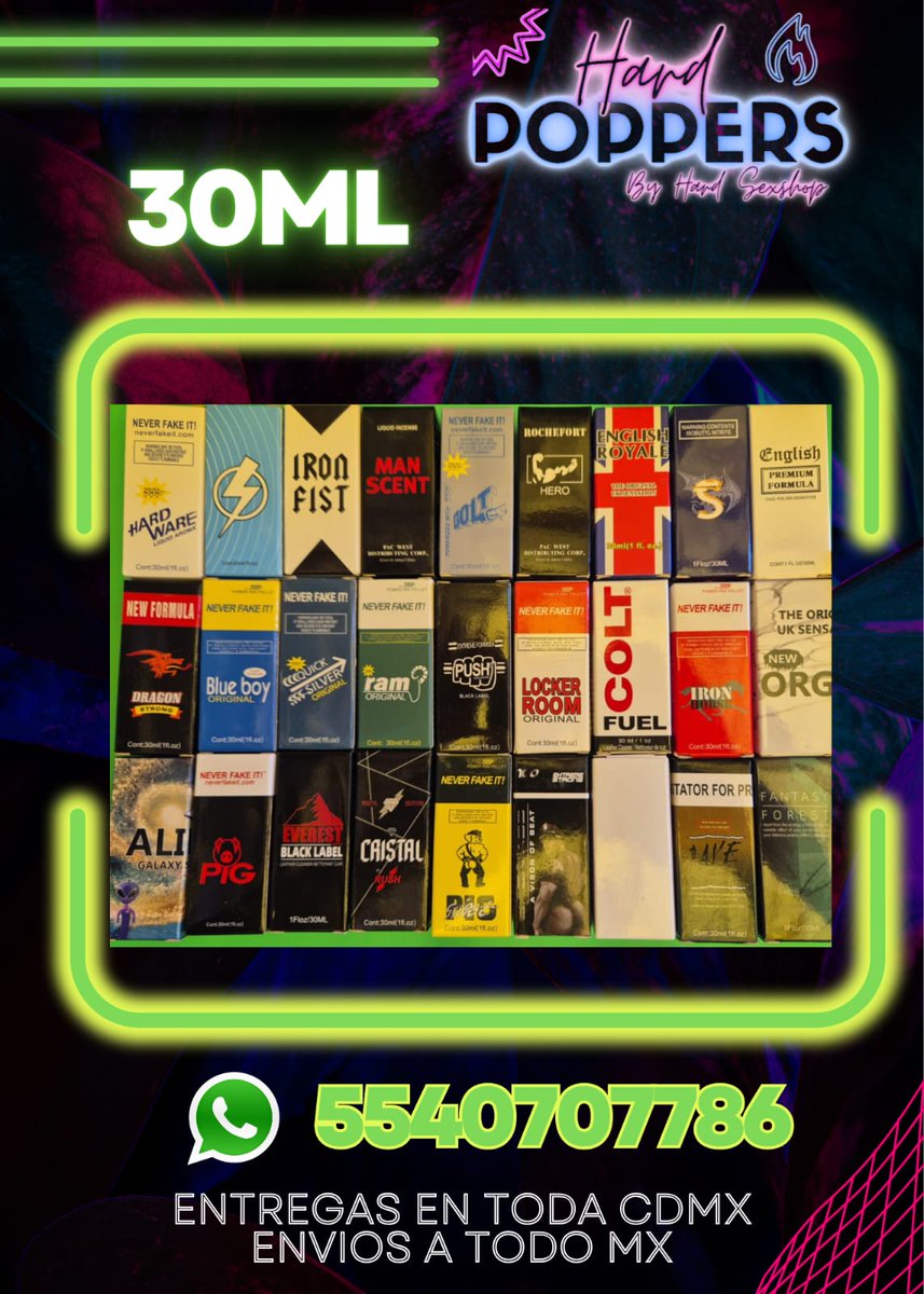 Poppersencdmx's tweet photo. #poppers #sexshop SE TE ANTOJA??🍆🫟😅😈

ENTREGAS PERSONAL Y DOMICILIO EN #CDMX 🏳️‍🌈🏳️‍🌈🏳️‍🌈 

💲EL MEJOR PRECIO
 MAYOREO Y MENUDEO
⚠️GARANTIZADO⚠️

✈️ENVIO SEGURO A TODO MEXICO

PIDELOS EN ESTE ENLACE↙️
📲https://t.co/O3lEZlFZS3 Rob😜

@EncuentroGayMty  https://t.co/3DBLfmvT2A https://t.co/eNtlQkOfId