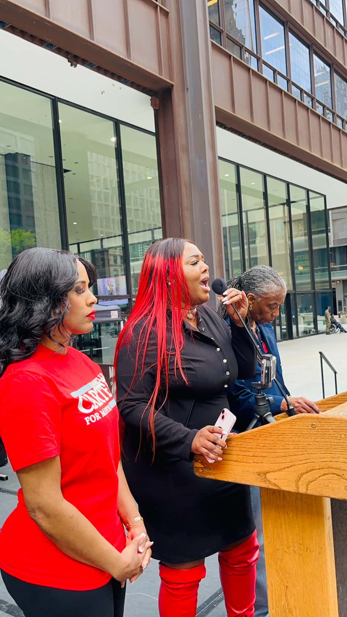 Dannic44's tweet photo. I spoke at Daley Plaza yesterday, and my message was clear.

Chicagoans will come FIRST.
Enough is enough.
Leadership matters.
Public safety matters.
Accountability matters.
Education matters .
Affordability matters .

Chicago families, and businesses are tired of the crime, the chaos, the high taxes, and leadership that keeps putting politics before the people.

I’m not a career politician. I’m an everyday Chicagoan fighting to take our city back and put the people first again.

Vote Danielle Carter-Walters for Mayor — 2027.

#DanielleCarterWaltersforMayor2027
#CommonSenseCarter
#ChicagoansFirst
#spencerpratt