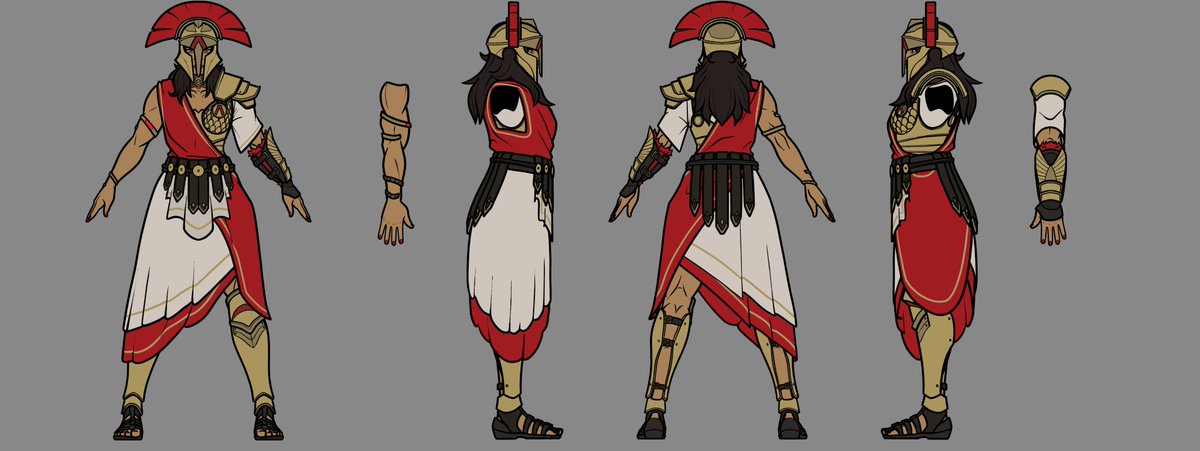 matthew_cwispy's tweet photo. Wanted to give the Amazonian from my collection of characters the Alternate Skin treatment I gave most of my other uploads. Here is the Vulcana - Warrior of Athena/Ares skin set. #characterdesign #oc #gamedev #characterconcept https://t.co/EmvxNdQj4v https://t.co/TBTalXTdQh