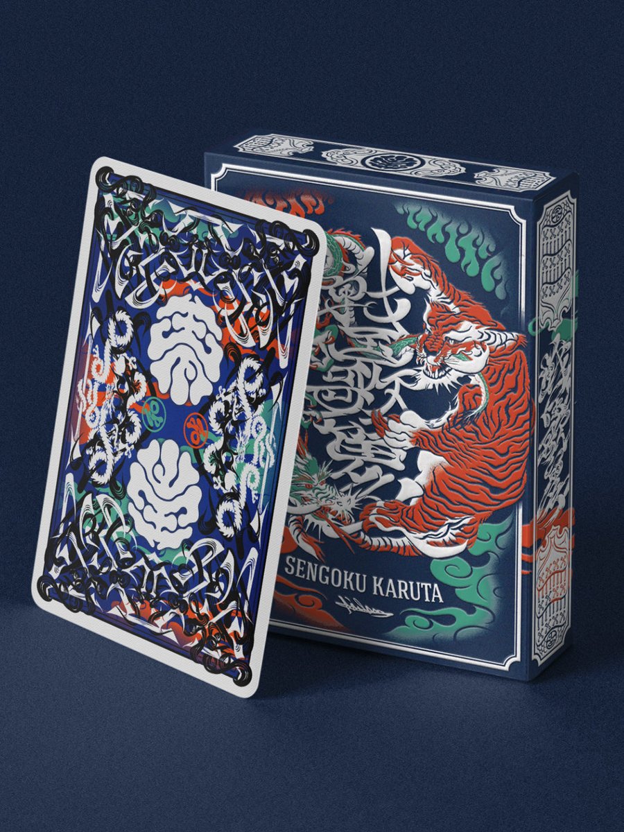 CardExperiment's tweet photo. EDO × SENGOKU KARUTA PLAYING CARDS

A collaboration between MILTZ  @miltz_326 and Card Experiment, inspired by Japanese visual culture and historical figures from the Edo and Sengoku periods.

Launching May 19 on #Kickstarter.

https://t.co/XadigWwirb

#playingcards #sengoku #edo https://t.co/jrraGK7cOT
