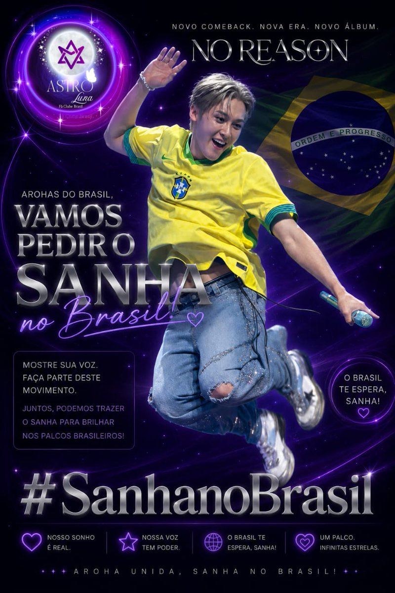 flamattos10's tweet photo. 🇧🇷✨ AROHAS, VAMOS MOSTRAR A NOSSA FORÇA! ✨🇧🇷

Todos os dias, às 20h, vamos subir o nosso pedido pelo Sanha no Brasil! 💜

Poste fotos, vídeos, edits e mensagens carinhosas no X usando a hashtag:

#SanhanoBrasil

Mostre ao Sanha e a Fantagio o quanto o Brasil espera por ele. https://t.co/rBublQWe8U