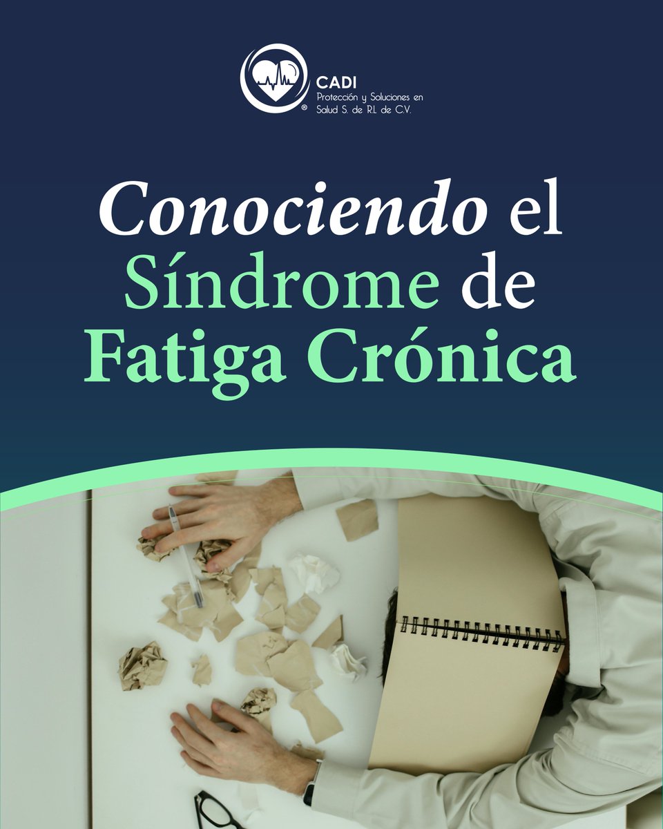 cadi_soluciones's tweet photo. El SFC es una enfermedad que a día de hoy no se sabe del todo a qué se debe, ni tampoco existe un tratamiento.
Esta enfermedad suele provocar discapacidad física grave. Muchos pacientes experimentan dolores intensos, calambres musculares y tienen dificultad para dormir.

#Salud https://t.co/sahgunSHfA