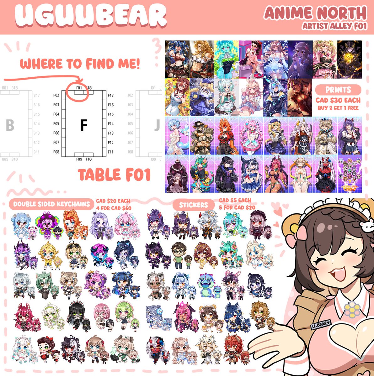 uguubear 🧈🐻 AnimeNorth AA F01 tweet media
