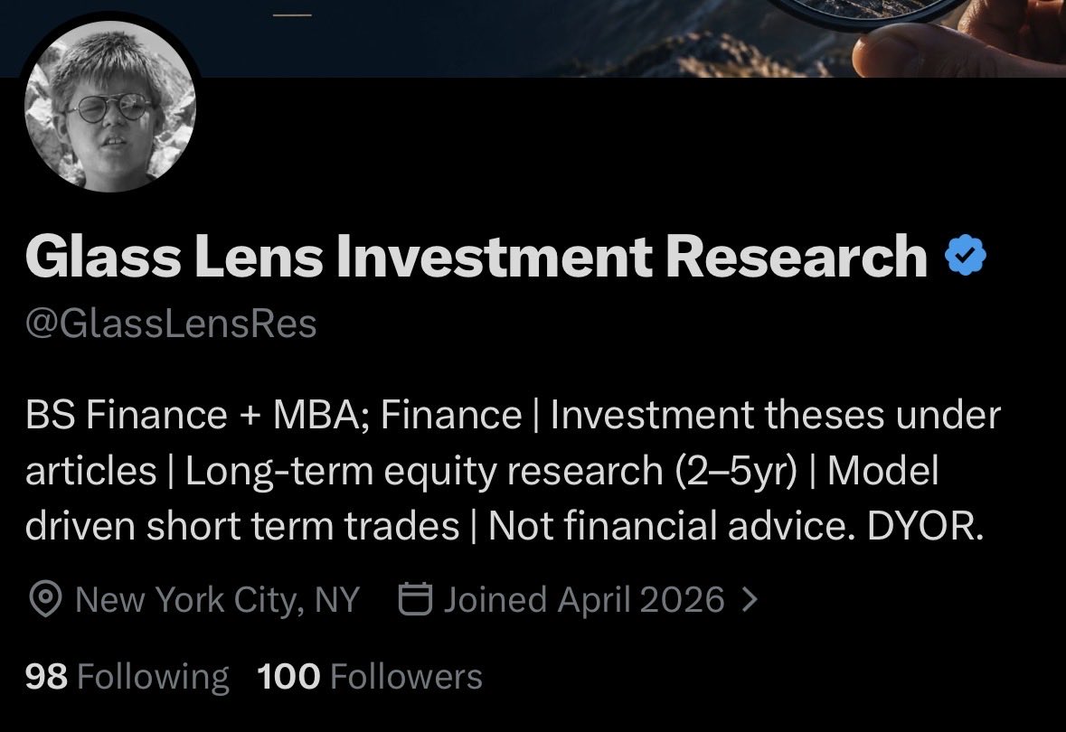Glass Lens Investment Research tweet media