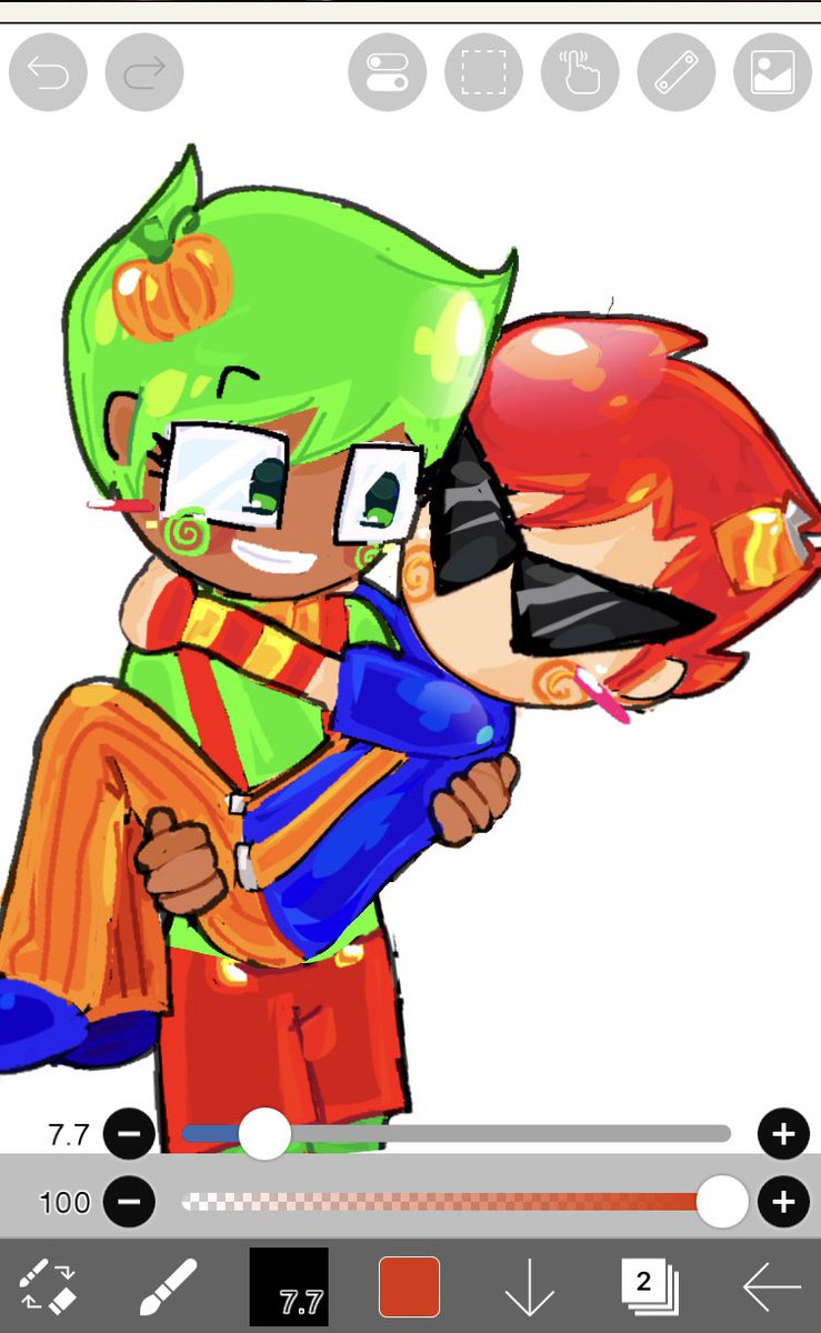 STRAWBERIENERGI's tweet photo. I need to make art of them kissing again #trickstermode #dirkjake #hstwt https://t.co/TYvymuvkrn