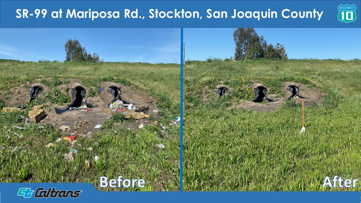 Caltrans District 10 tweet media