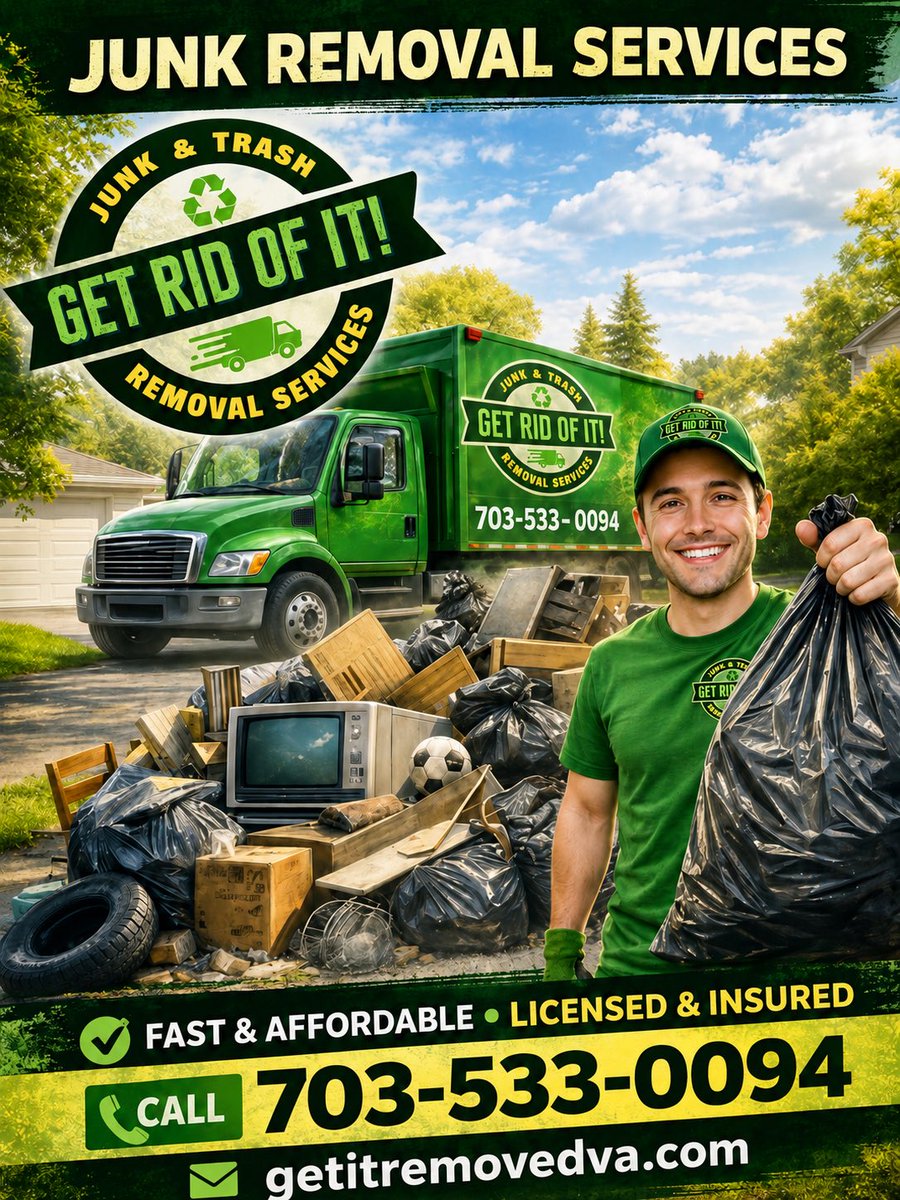 gitridofit's tweet photo. Junk removal @ low rates !! DC , Northern Virginia , PG and Fredricksburg !! 703-533-0094 https://t.co/k7UkdXFyyH