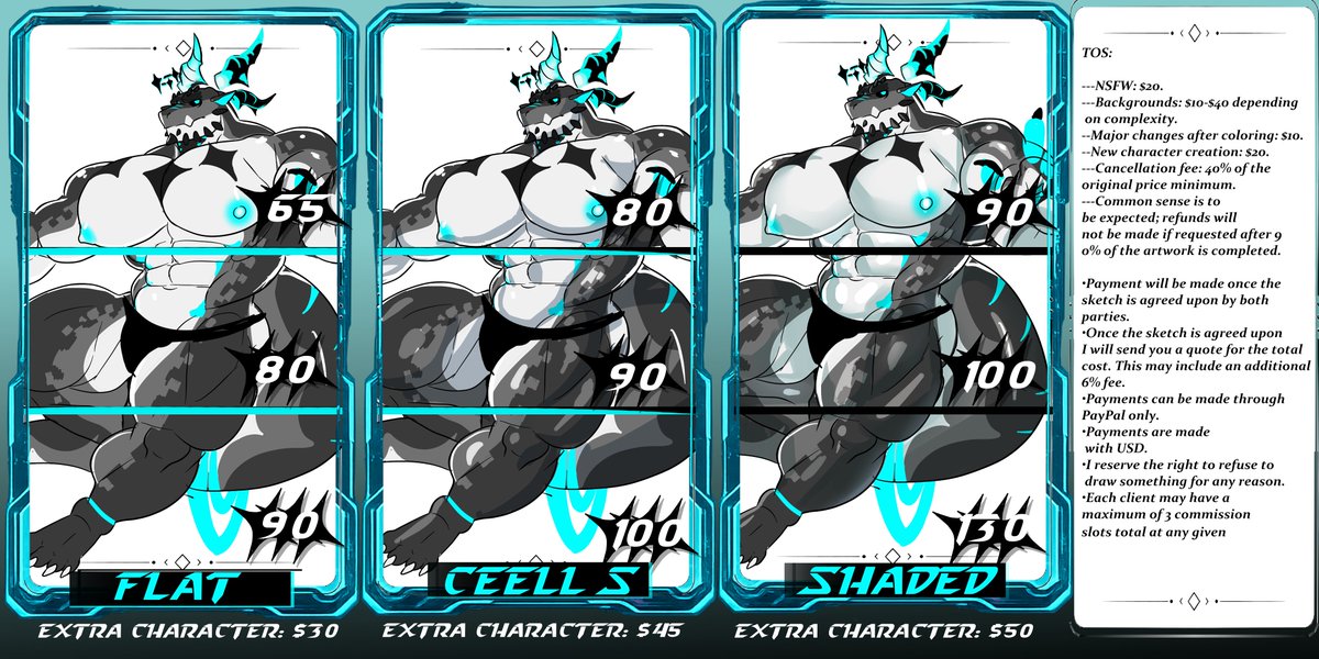 Cyan Demon (commisions open 2/5 slots )🇩🇴 tweet media