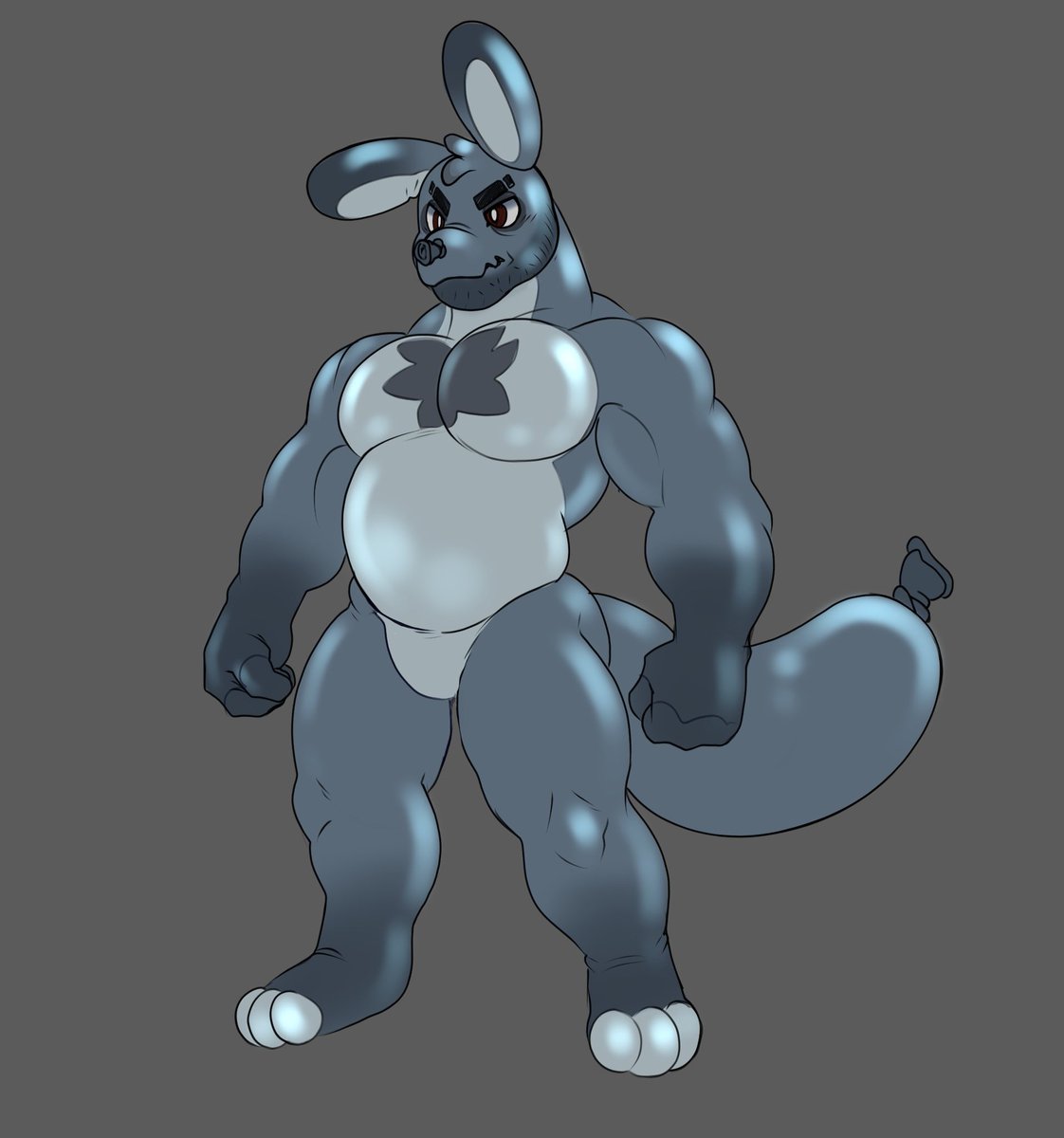 SaberHoneybee's tweet photo. Big beefy balloon dog anyone? 👀 #furryart #balloondog https://t.co/f59FEwejtt