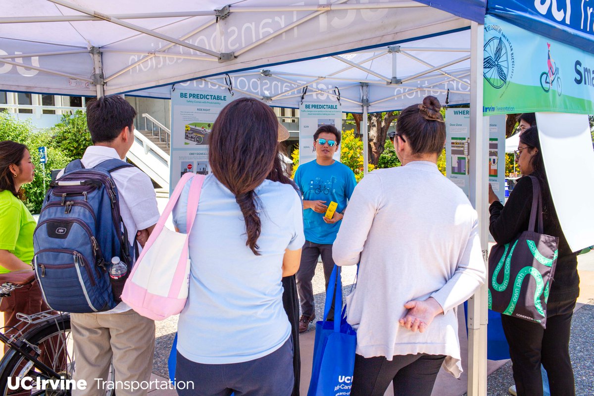 UCIParking's tweet photo. What a great first day at WhimCycle! 🚲✨ Thank you to all who stopped by and celebrated with us today. 
Didn’t make it out? There’s still time to join the fun tomorrow, May 14, at the Aldrich Flagpoles from 10 a.m.–2 p.m. 
More details at: https://t.co/I0NmOyVPAi https://t.co/rgOsNH7qRB