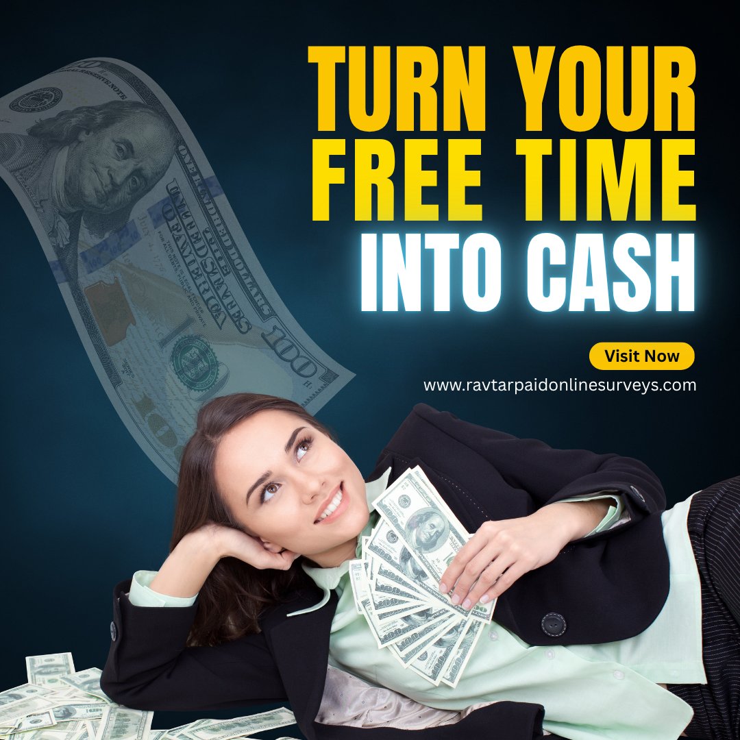 ravtarllc's tweet photo. 💰 Turn your free time into extra CASH online!

✔ Paid surveys
✔ Work from anywhere
✔ No experience needed
✔ Earn from your phone 📱

Start FREE today 👉 https://t.co/bHNH5TT1dy

#MakeMoneyOnline #SideHustle #PaidSurveys #OnlineIncome #WorkFromHome https://t.co/Y64OzIHKYt