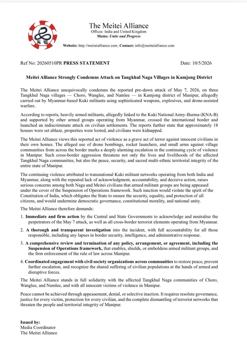 Meitei Alliance tweet media