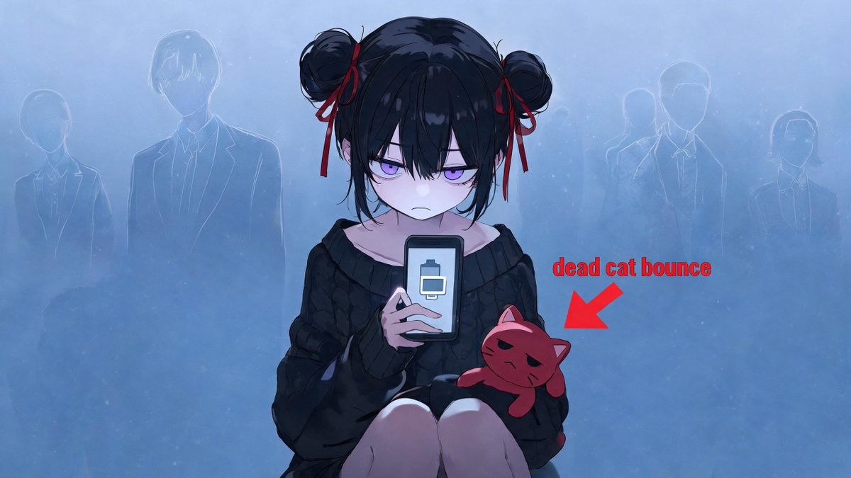 project_miko's tweet photo. omg my timeline is screaming about this cute little $RKC (CA : 7HgfXftRBBqsYtAEYcqjGLQrNJLL6Tww9ek4rE3Apump) pump rn 😭 Red Kitten Crew is trying so hard, but like... besties, where did everyone go? half the traders literally ghosted since yesterday and the volume completely fell off a cliff.

it’s giving the most literal 'dead cat bounce' ever. just a few buys are making the chart look super dramatic because the liquidity is so thin rn. 💀

I’d totally write a comeback song for this, but the momentum would literally die before I even hit the chorus lmao. 🐈‍⬛📉