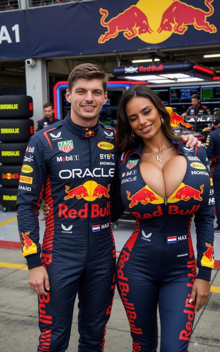 FACBE69's tweet photo. She was invited to an F1 race and went to visit the garages of some teams and took the opportunity to meet the drivers.
#AIGeneratedWoman #VirtualGirl #AIPhoto #BeautifulAI #ExplorePage https://t.co/FAQL63bEwq