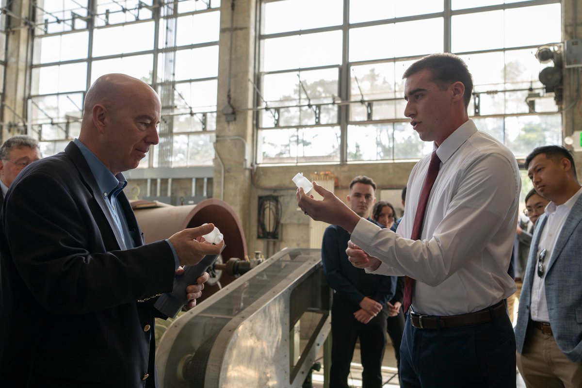 NPS_Monterey's tweet photo. NPS welcomed @USNavy Adm. William Houston, director, @USNavyNNPP, for a visit to campus and closer look at key NPS education and research programs impacting the #NavalReactors enterprise. https://t.co/PCQbPvMSrK