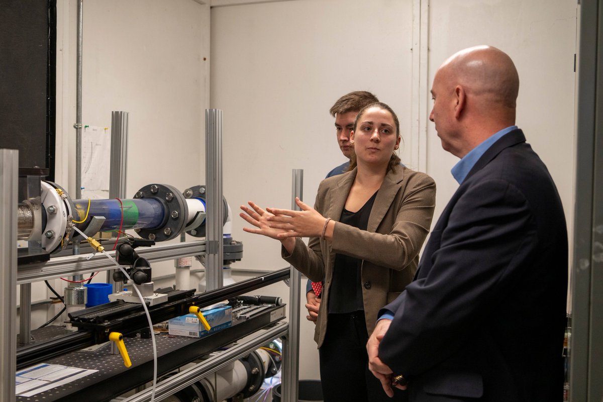 NPS_Monterey's tweet photo. NPS welcomed @USNavy Adm. William Houston, director, @USNavyNNPP, for a visit to campus and closer look at key NPS education and research programs impacting the #NavalReactors enterprise. https://t.co/PCQbPvMSrK