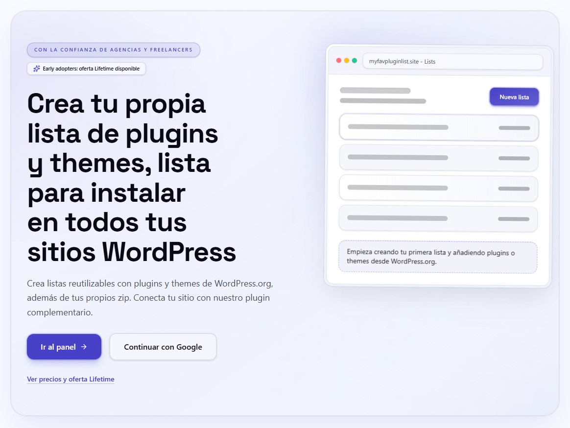 nicoarche's tweet photo. Registro vía Google para usar una versión free básica y un plan lifetime listas de instalación ilimitadas,
plugins ilimitados y 1 theme por lista,
hasta 10 plugins custom subidos.

https://t.co/XGC1k3hOkp

Todo feedback es bien recibido https://t.co/Y74zNS5cQS
