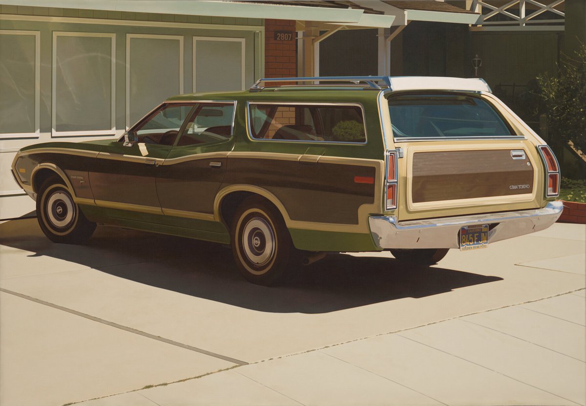 NathanFrancis__'s tweet photo. 🎨 #RobertBechtle, American photorealist painter, was #BOTD 14 May 1932. #Art #Painting https://t.co/6nCwpCioYX