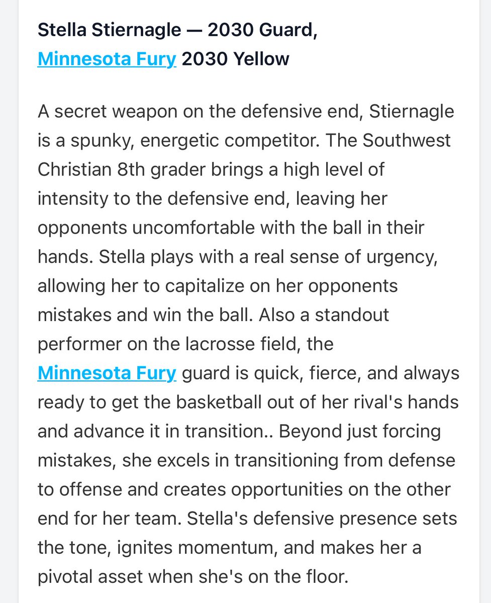 Minnesota Fury 2030 Yellow tweet media