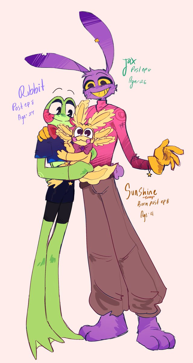 FrogguClouds's tweet photo. not 18+

what ya'll dont know is that they had a kid 
#ribbitrabbit #ribbit #jax #tadc https://t.co/smVoJmeTgL