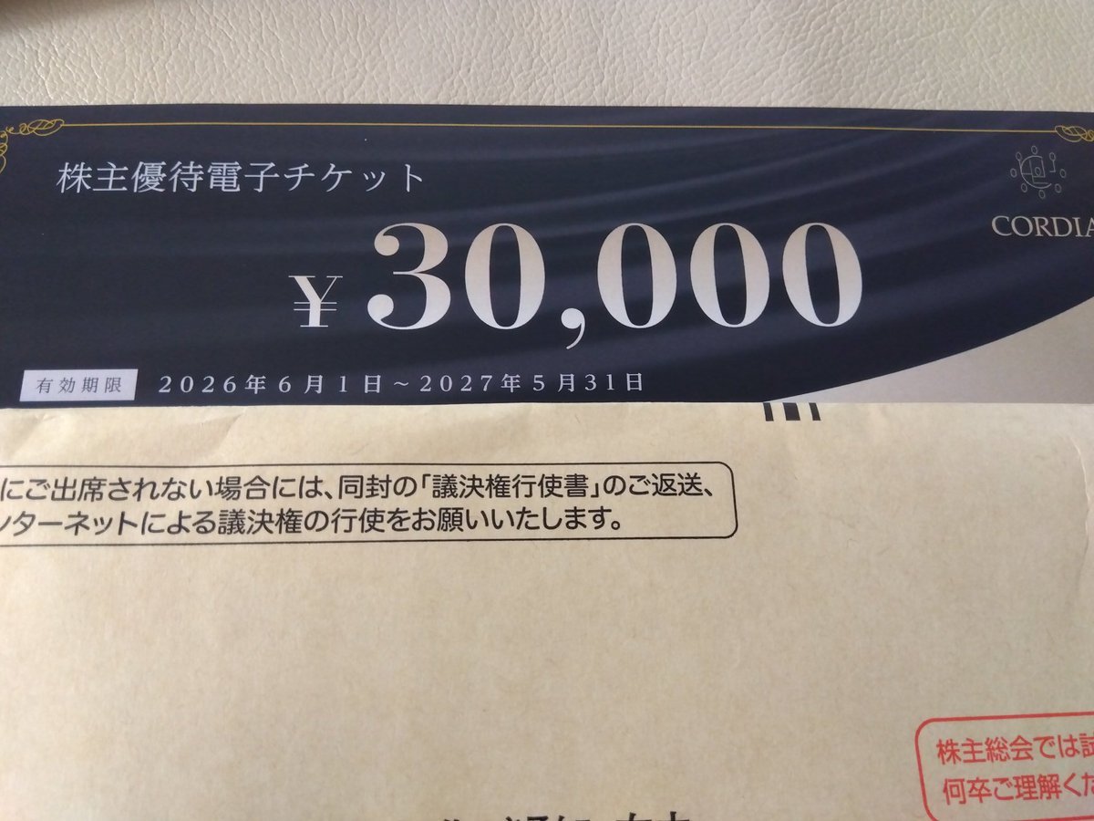 株主優待】 ワキタ 300株 株主優待電子チケット 30000円 ホテル