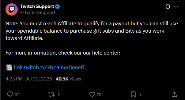 TheCanadianist's tweet photo. @TwitchSupport Cool. Company scrip just made a return with a loophole. You get paid in "company store only credit" unless you reach affiliate anyway. https://t.co/lbfvsWTO0m