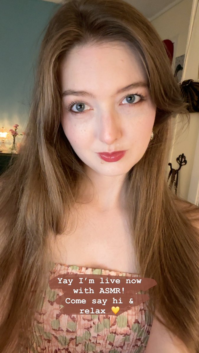 extraseedless's tweet photo. Yayyy I’m live now with ASMR! https://t.co/WWyIJpY8eT https://t.co/LvFsSabFFY
