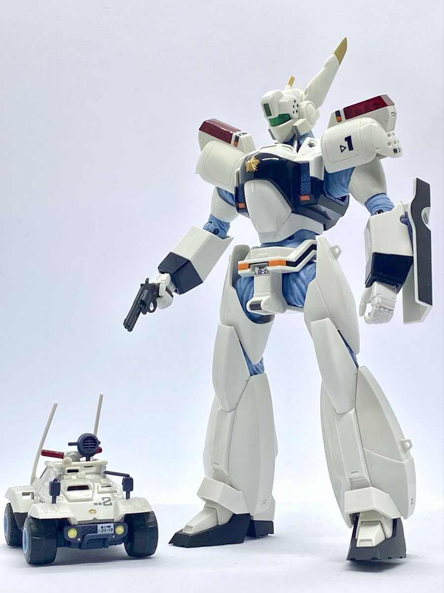 guradial23's tweet photo. おはようございます☀

パトレイバーより、ロボット魂版のイングラム1号機！

EZY版も楽しみ😊 https://t.co/7wSIgXmQAl