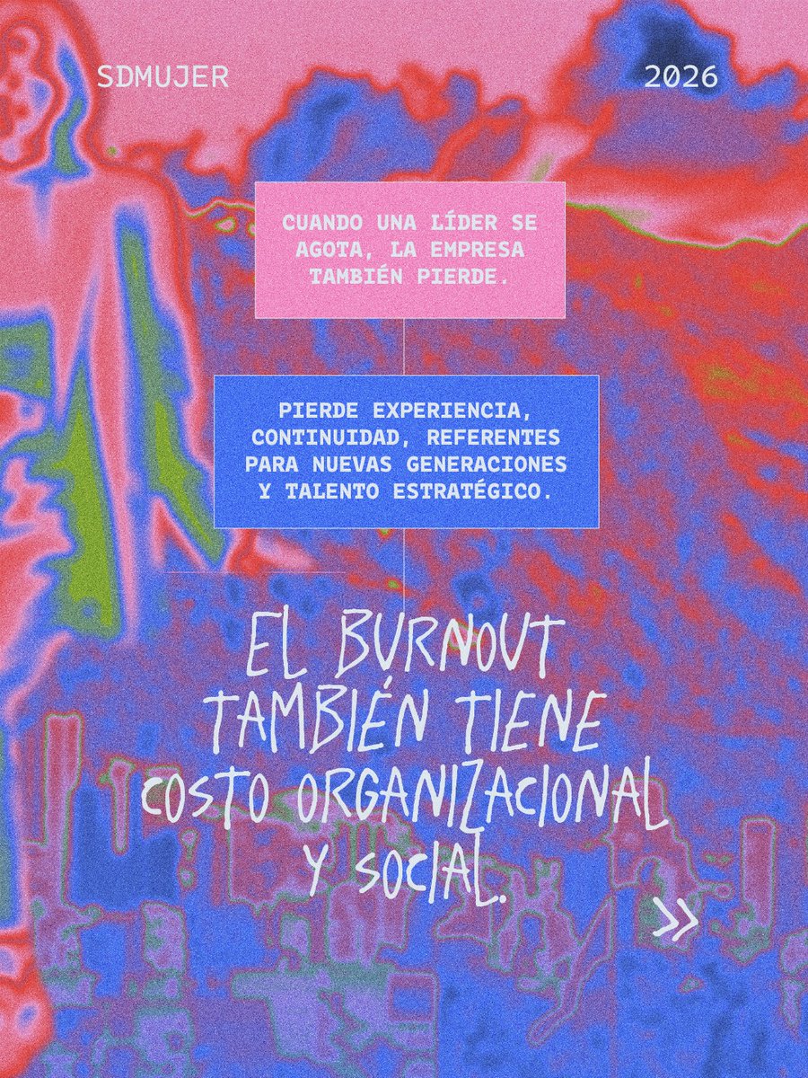 secredistmujer's tweet photo. Por eso el burnout no se resuelve solo con autocuidado. También implica transformar entornos laborales donde a las mujeres aún se les exige más para reconocerles lo mismo. 💬 ¿En tu trabajo también pasa? Cuéntanos en los comentarios.
#IgualdadLaboral #BrechaDeGénero #Burnout https://t.co/Zb7HMn1UvR