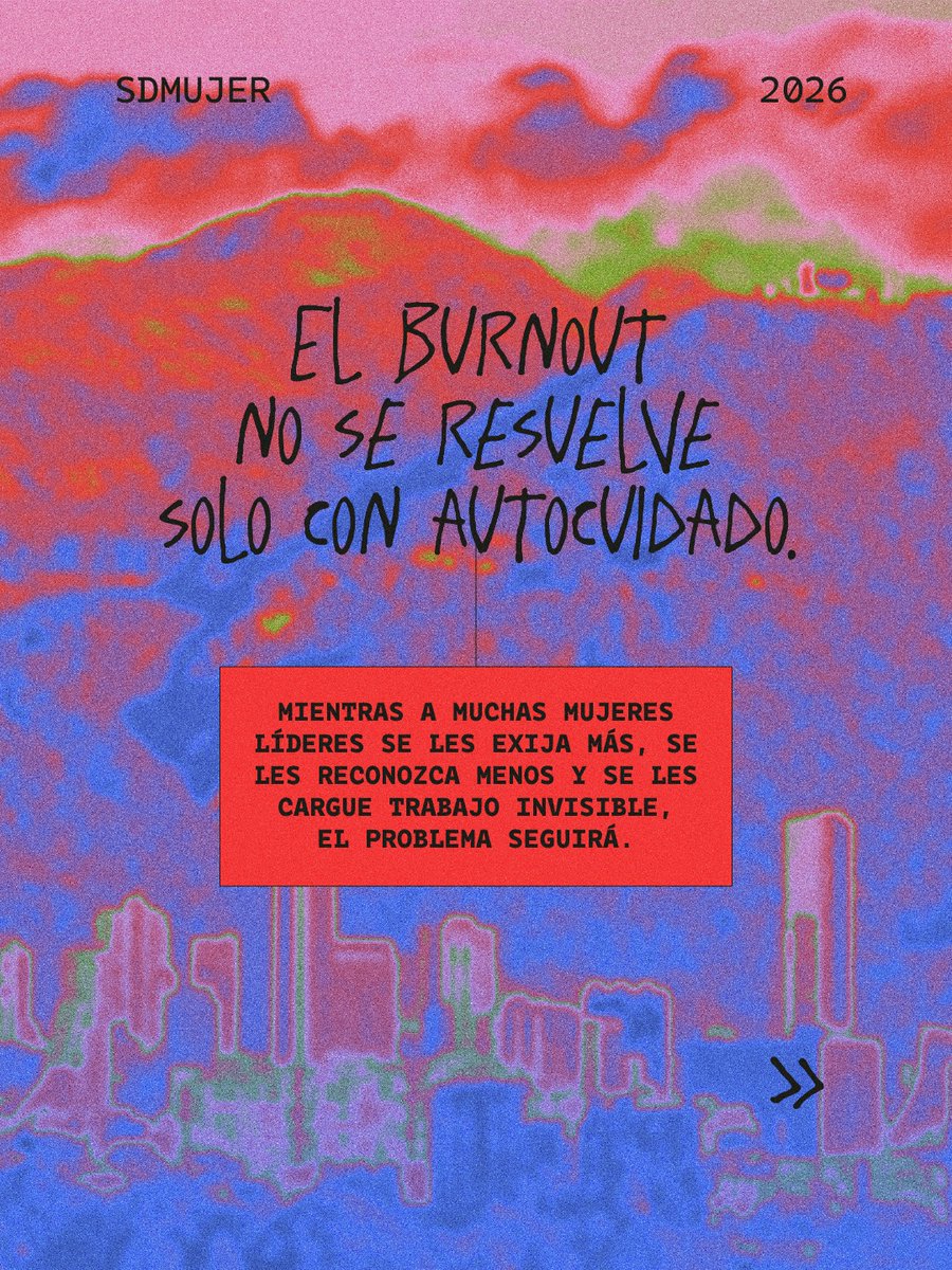 secredistmujer's tweet photo. Por eso el burnout no se resuelve solo con autocuidado. También implica transformar entornos laborales donde a las mujeres aún se les exige más para reconocerles lo mismo. 💬 ¿En tu trabajo también pasa? Cuéntanos en los comentarios.
#IgualdadLaboral #BrechaDeGénero #Burnout https://t.co/Zb7HMn1UvR