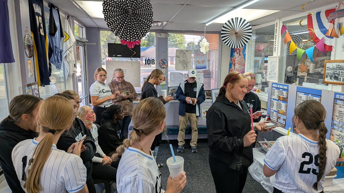 CCadetsSoftball's tweet photo. Celebrating the conference championship with some ice cream! https://t.co/Nfs9JL4DjQ