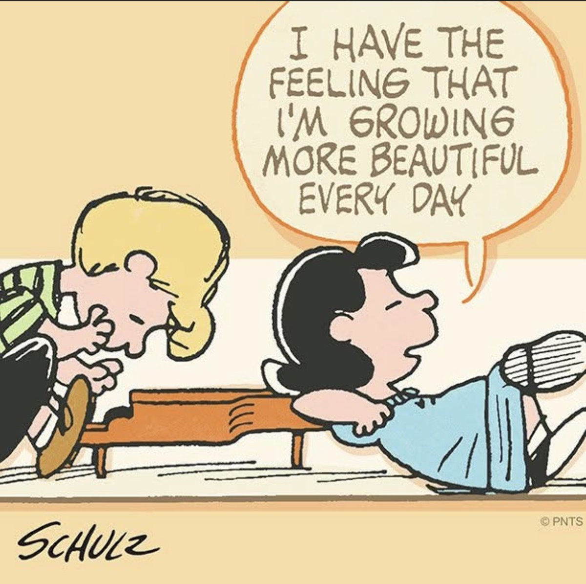 Peanuts_4Fans's tweet photo. Remember you are only getting more beautiful with each passing day 💗#Peanuts https://t.co/HBysX7AMWz