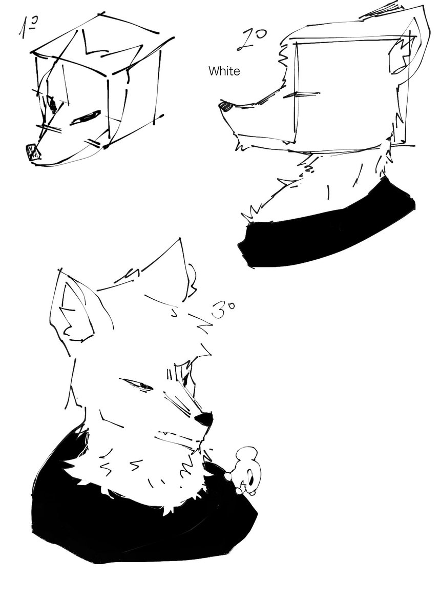 R4TINK's tweet photo. Working on a new character, his name is "White" 
'-'

#CharacterDesign #OriginalCharacter #ConceptArt #Illustration #Artist https://t.co/fWWfvoky66
