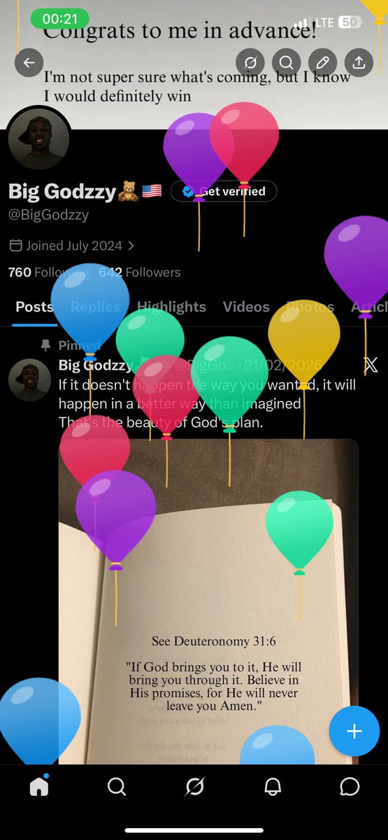 BigGodzzy's tweet photo. Got balloons today 🎉🎉🎉 https://t.co/2NoIQyetBc