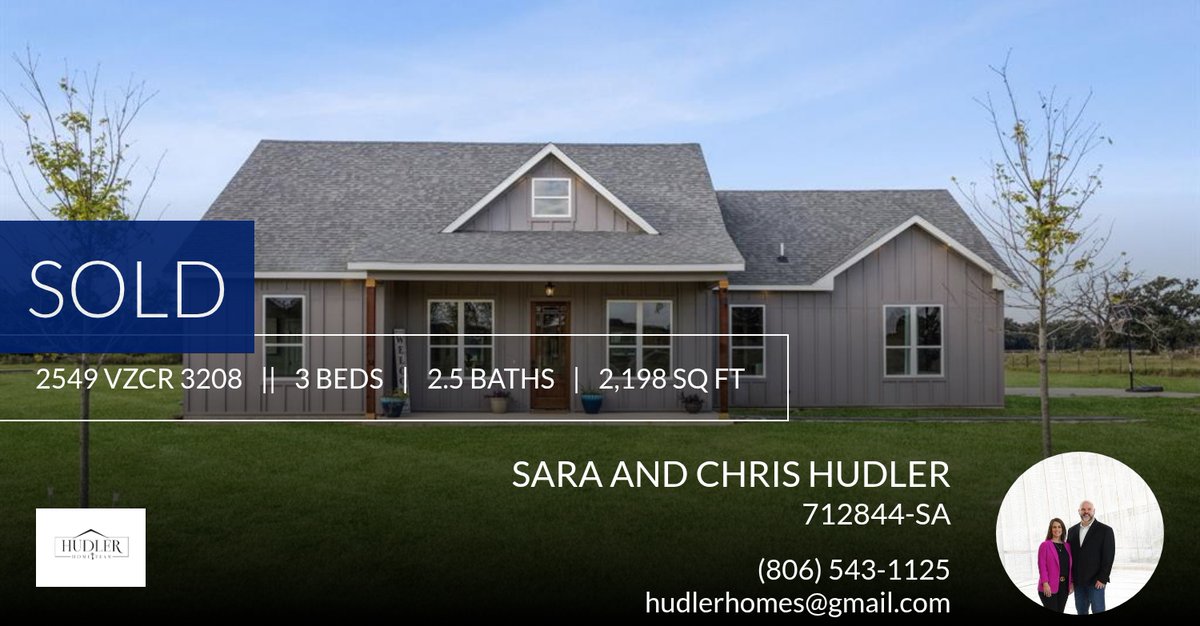 MrsHudler's tweet photo. 📍 Sold 📍 2549 Vzcr 3208 has been sold! Very happy for my clients. If you're thinking about selling your home, let's talk!

Sara Hudler
806-543-1125
Sara@HudlerHomeTeam.com
https://t.co/1QrU4eWVVR https://t.co/Be5PSiK6dZ https://t.co/lrKjcCE7lk