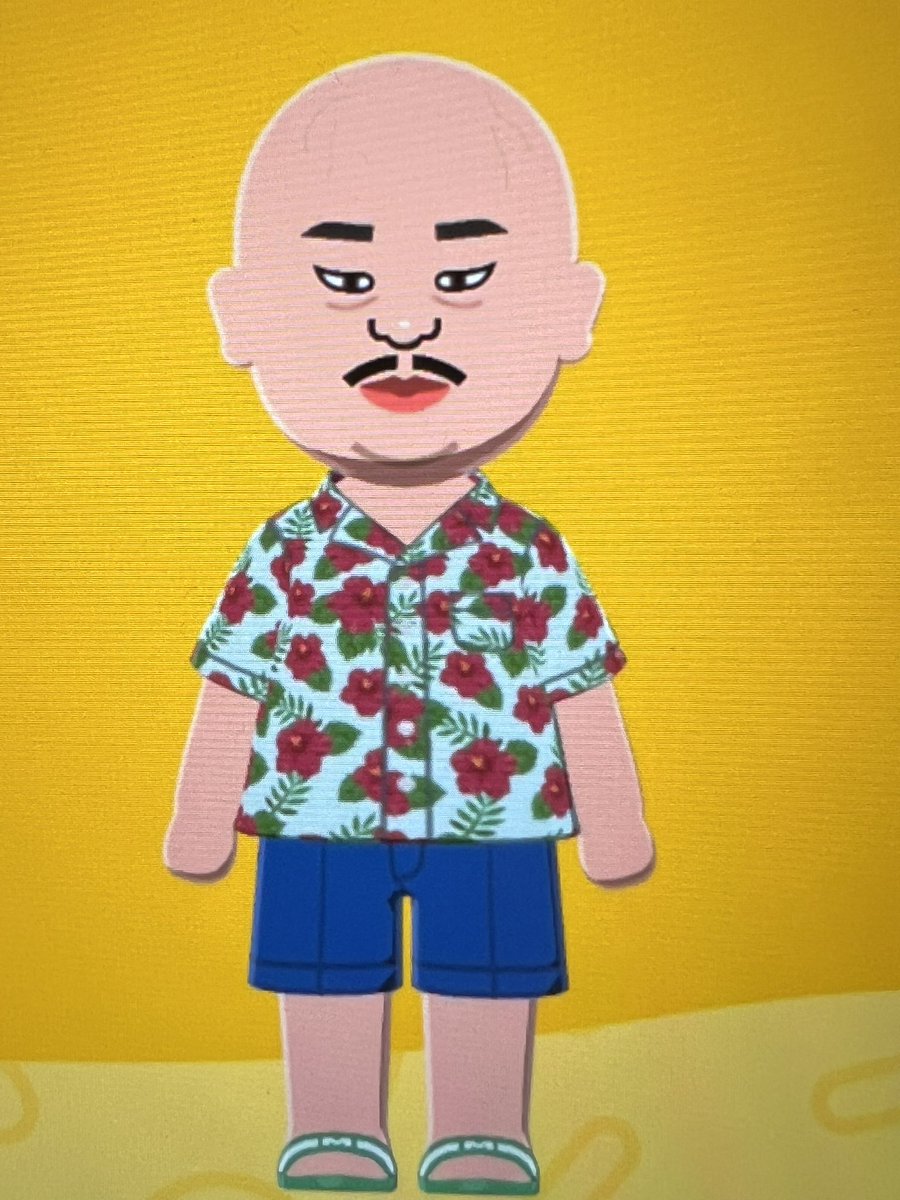 BAKU_MAME's tweet photo. 顔にもダメ出しされたので
仕方なく直した🫠

自分の中で
クロちゃん＝素敵な人(プロデューサーとして)
って認識だから
無意識に美化してたんだろうね…😂 https://t.co/qHdjmksUGP