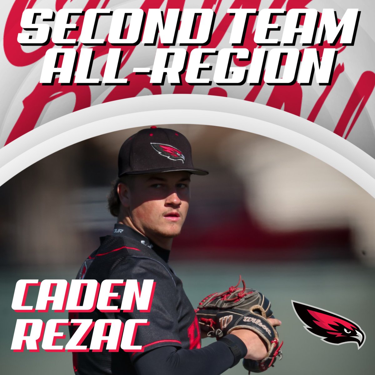 NortheastCCBSB's tweet photo. 𝙎𝙀𝘾𝙊𝙉𝘿 𝙏𝙀𝘼𝙈 𝘼𝙇𝙇-𝙍𝙀𝙂𝙄𝙊𝙉! 🎉

Congrats to Caden Rezac for being named Second Team All-Region as a starting pitcher!

Caden was dominant on the mound for the Hawks throughout 2026 and picked up six wins while striking out 55 batters!

#ClawsDown | 🔴⚫️⚪️⚾️ https://t.co/i6CygVylgg
