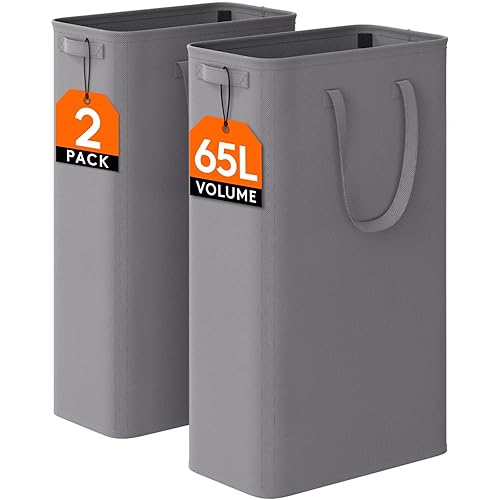 ChuoiXCI's tweet photo. I just received Lifewit 2 Pack Slim Laundry Hamper, Collapsible Narrow Laundry Basket, Small Tall Dirty Clothes Hampers with Handles for Bathroom Bedroom College Dorm, Grey, 65L - Gray - 65L from baaddu via Throne. Thank you! https://t.co/7gW5YnBcGl #Wishlist #throne https://t.co/v67fhBIIN8