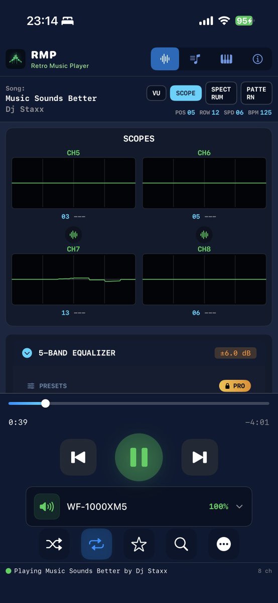 RealTech_VR's tweet photo. 30 years after its DOS debut, Realtech Module Player is back — now on iPhone, iPad and Mac.

Play MOD, XM, S3M, IT, NSF, SPC, VGM and more. Free download.

🎵 https://t.co/NGYuPowiCv

#demoscene #chiptune #tracker #amiga #retro #modarchive #retrocomputing #MODfile #VGM https://t.co/kcC2YVqD7e