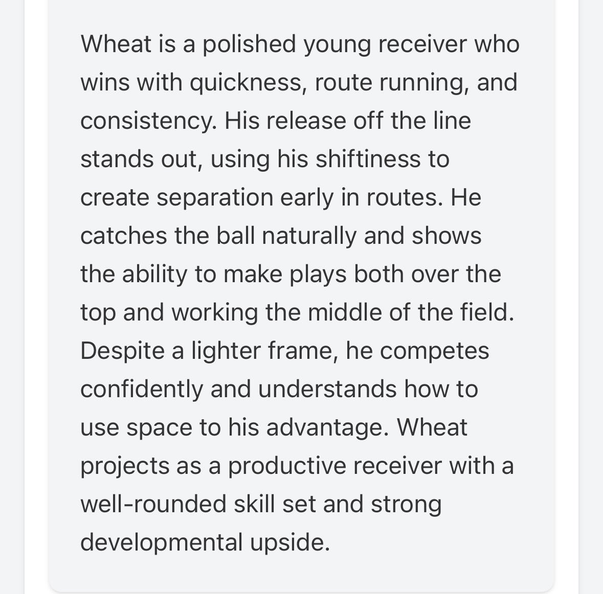 wheatblake_'s tweet photo. Thank you @ConnorDarby57 for the write up means a lot!! Can’t wait to show what I can do this upcoming season. @PrepRedzoneOR @Coach_JSimp @flyguyhuey5 @teamlillard7on7 @smithperforman1 https://t.co/xLv4GFSQzb