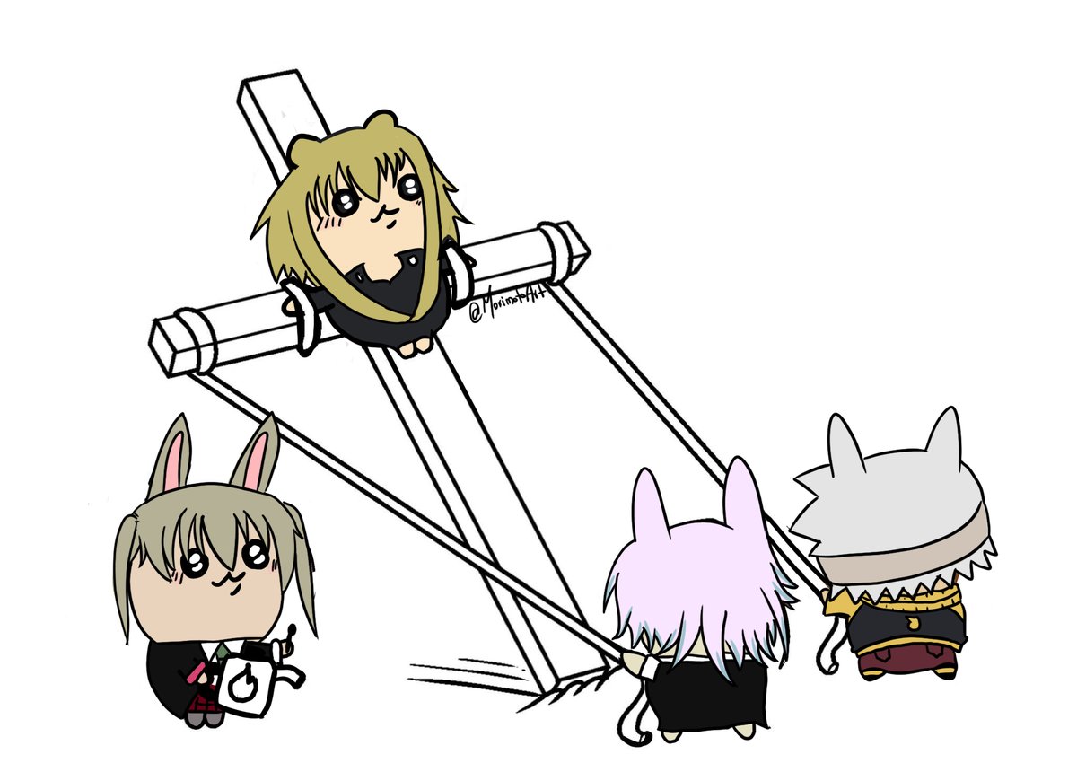 MorimotoArt's tweet photo. crucifixión 
#souleater https://t.co/8XO3raE4wX