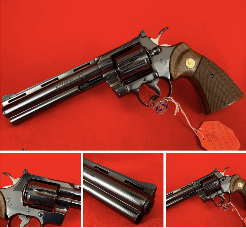 GunBroker's tweet photo. 🔥 Colt Python .357 Mag 6" Royal Blue 1983 w/ Original Box – Collector Grade
🔗 See it here: https://t.co/QqsyWAN2lD
#WheelgunWednesday #ColtPython #357mag https://t.co/cUCsgl3Pf1