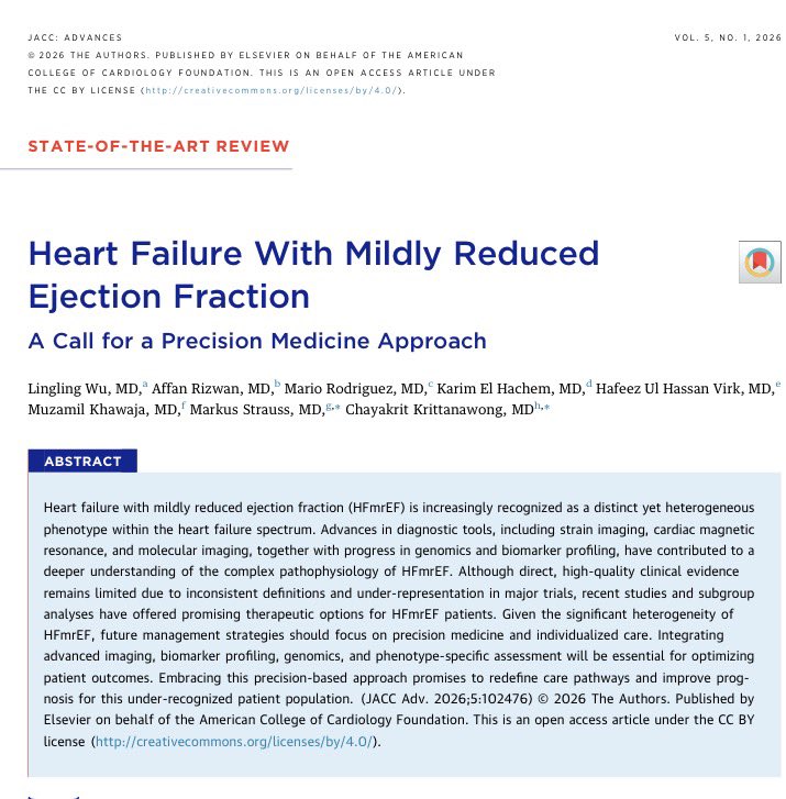 cardiopedhnn's tweet photo. #heart_failure w mildly reduced ejection fraction. State-of-the-art review. 

https://t.co/VUhdwttXhq https://t.co/O03dYT6ilX