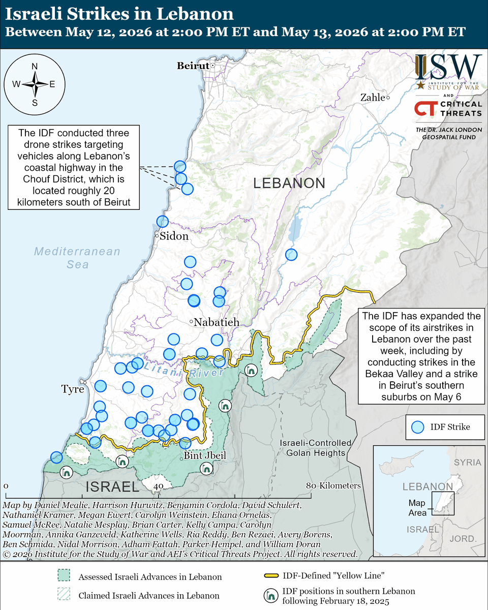 Institute for the Study of War tweet media